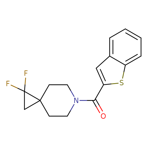 6-(1-benzothiophene-2-carbonyl)-1,1-difluoro-6-azaspiro[2.5]octane