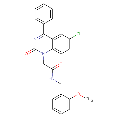 2-(6-chloro-2-oxo-4-phenyl-1,2-dihydroquinazolin-1-yl)-N-[(2-methoxyphenyl)methyl]acetamide