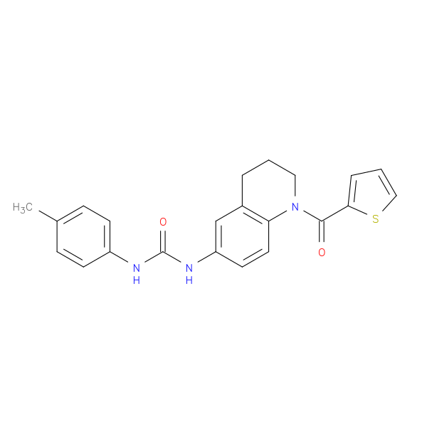 1-(4-methylphenyl)-3-[1-(thiophene-2-carbonyl)-1,2,3,4-tetrahydroquinolin-6-yl]urea