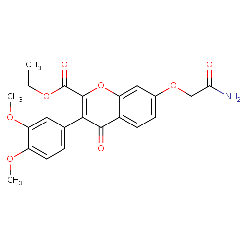 ethyl 7-(carbamoylmethoxy)-3-(3,4-dimethoxyphenyl)-4-oxo-4H-chromene-2-carboxylate