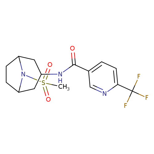 N-{8-methanesulfonyl-8-azabicyclo[3.2.1]octan-3-yl}-6-(trifluoromethyl)pyridine-3-carboxamide