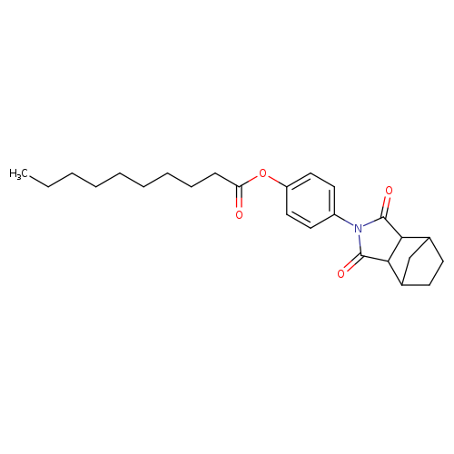 4-(3,5-dioxo-4-azatricyclo[5.2.1.0~2,6~]dec-4-yl)phenyl decanoate