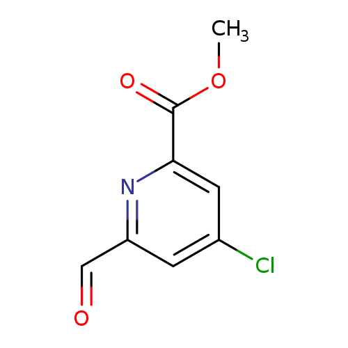 2-Pyridinecarboxylic acid, 4-chloro-6-formyl-, methyl ester