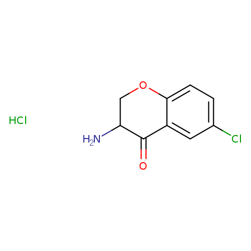 3-amino-6-chloro-3,4-dihydro-2H-1-benzopyran-4-one hydrochloride