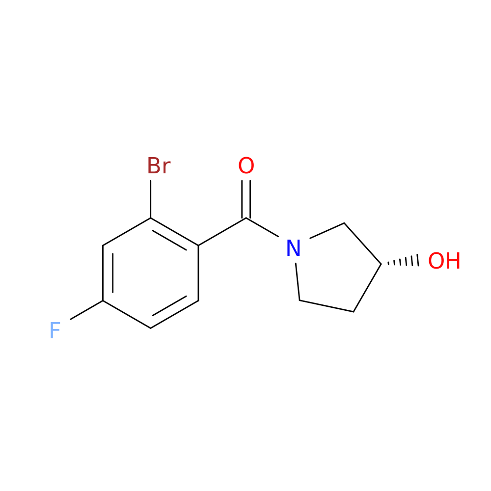 (3R)-1-(2-bromo-4-fluorobenzoyl)pyrrolidin-3-ol