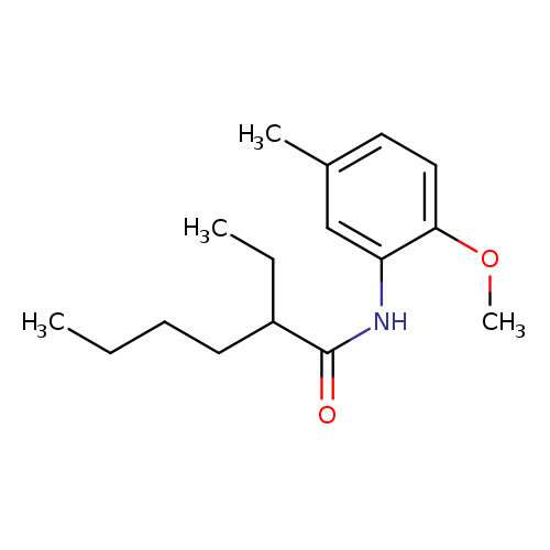 2-ethyl-N-(2-methoxy-5-methylphenyl)hexanamide