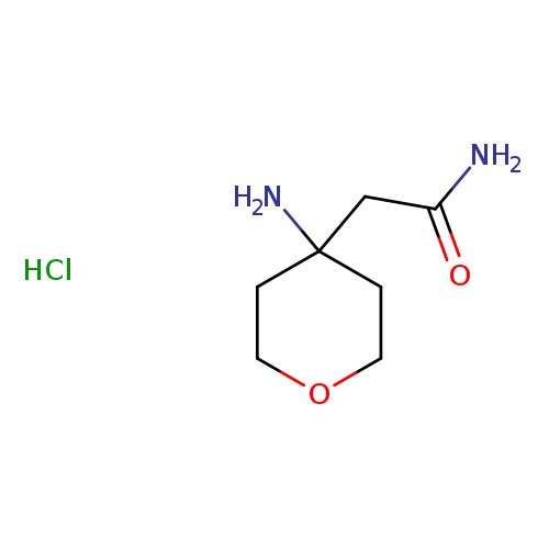 2-(4-aminooxan-4-yl)acetamide hydrochloride