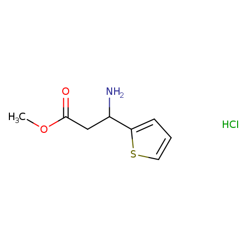 methyl 3-amino-3-(thiophen-2-yl)propanoate hydrochloride