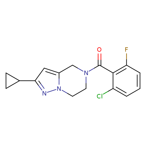 5-(2-chloro-6-fluorobenzoyl)-2-cyclopropyl-4H,5H,6H,7H-pyrazolo[1,5-a]pyrazine