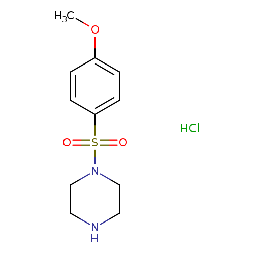 1-(4-methoxybenzenesulfonyl)piperazine hydrochloride