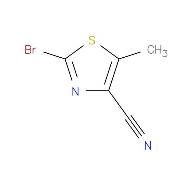 4-Thiazolecarbonitrile, 2-bromo-5-methyl-