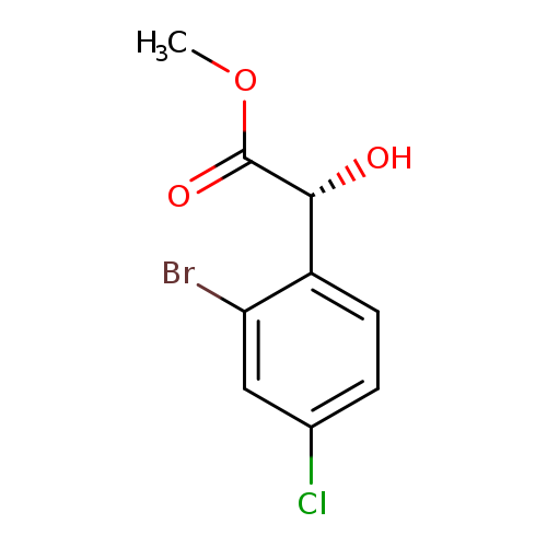 methyl(2R)-2-(2-bromo-4-chlorophenyl)-2-hydroxyacetate