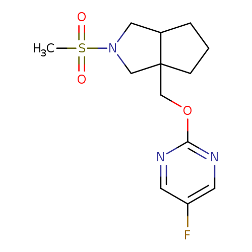 5-fluoro-2-({2-methanesulfonyl-octahydrocyclopenta[c]pyrrol-3a-yl}methoxy)pyrimidine