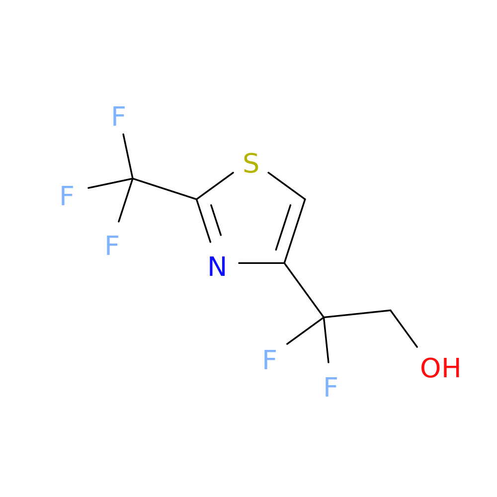 2,2-difluoro-2-[2-(trifluoromethyl)-1,3-thiazol-4-yl]ethan-1-ol