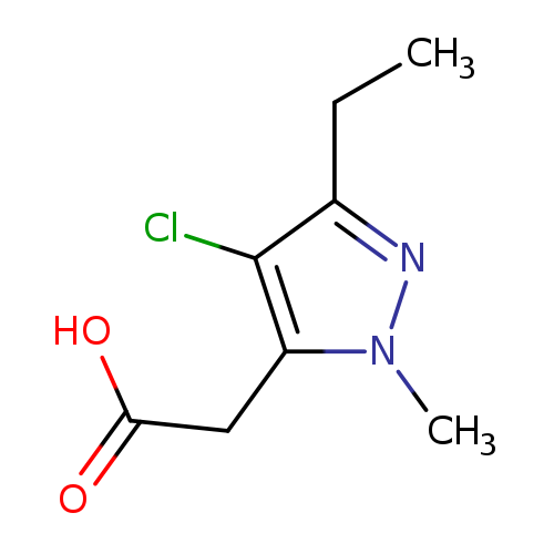 2-(4-Chloro-3-ethyl-1-methyl-1h-pyrazol-5-yl)acetic acid