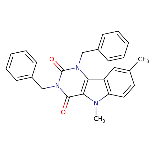 1,3-dibenzyl-5,8-dimethyl-1H,2H,3H,4H,5H-pyrimido[5,4-b]indole-2,4-dione