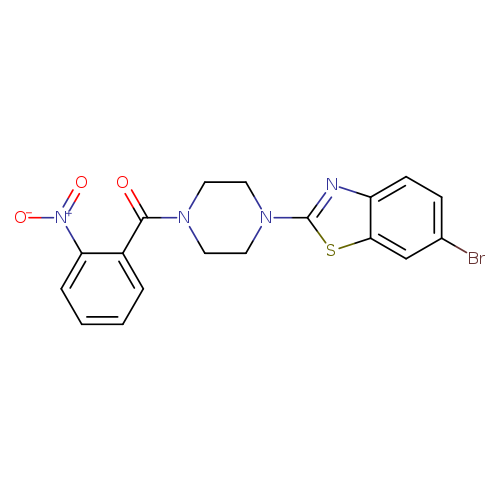 6-bromo-2-[4-(2-nitrobenzoyl)piperazin-1-yl]-1,3-benzothiazole
