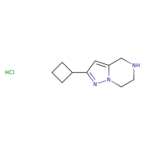 2-cyclobutyl-4H,5H,6H,7H-pyrazolo[1,5-a]pyrazinehydrochloride
