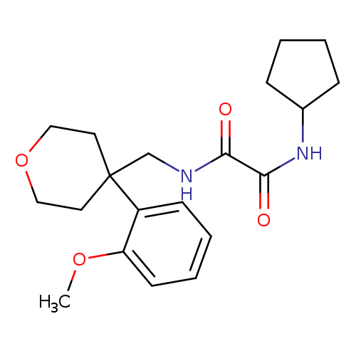 N-cyclopentyl-N'-{[4-(2-methoxyphenyl)oxan-4-yl]methyl}ethanediamide