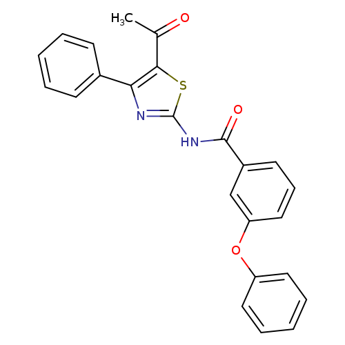 N-(5-acetyl-4-phenyl-1,3-thiazol-2-yl)-3-phenoxybenzamide