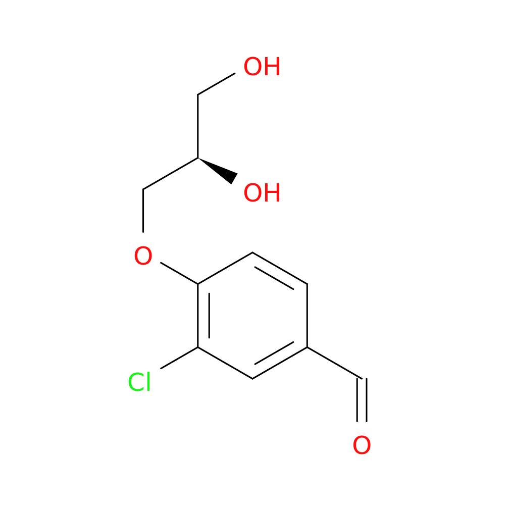 (R)-3-chloro-4-(2,3-dihydroxypropoxy)benzaldehyde