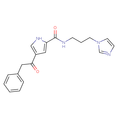 N-[3-(1H-imidazol-1-yl)propyl]-4-(2-phenylacetyl)-1H-pyrrole-2-carboxamide
