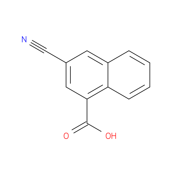 3-cyanonaphthalene-1-carboxylic acid
