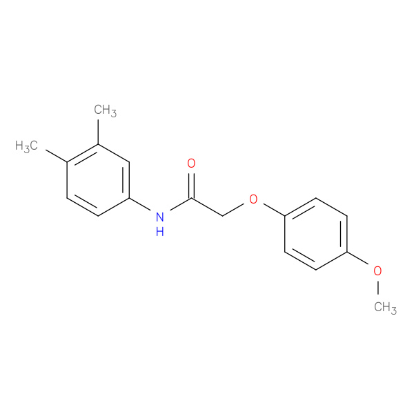 N-(3,4-dimethylphenyl)-2-(4-methoxyphenoxy)acetamide