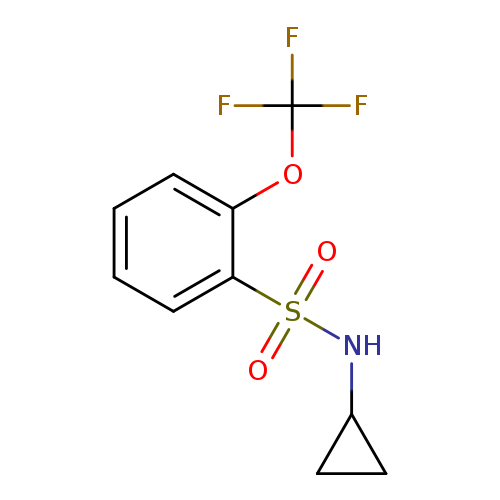 N-cyclopropyl-2-(trifluoromethoxy)benzene-1-sulfonamide