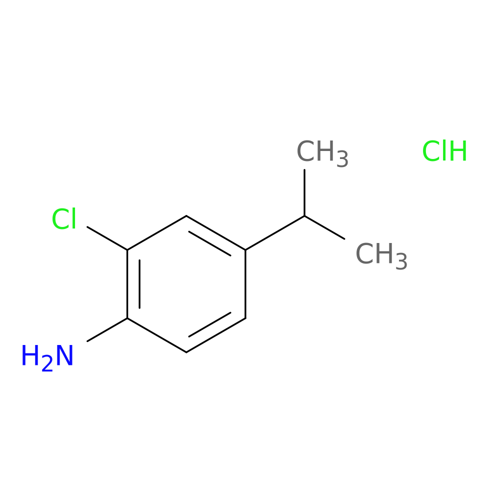 2-chloro-4-(propan-2-yl)aniline hydrochloride