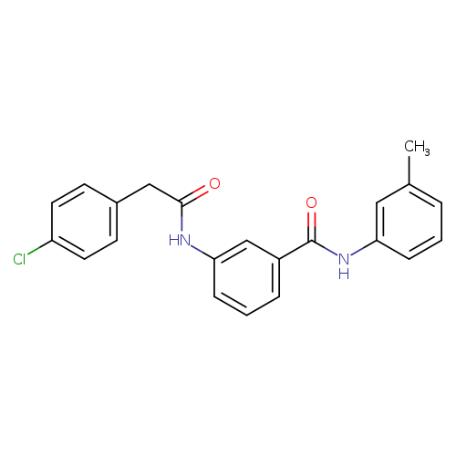3-{[(4-chlorophenyl)acetyl]amino}-N-(3-methylphenyl)benzamide