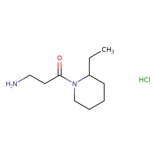 3-Amino-1-(2-ethyl-1-piperidinyl)-1-propanonehydrochloride