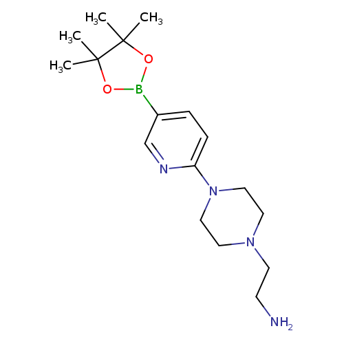 2-(4-(5-(4,4,5,5-Tetramethyl-1,3,2-dioxaborolan-2-yl)pyridin-2-yl)piperazin-1-yl)ethanamine