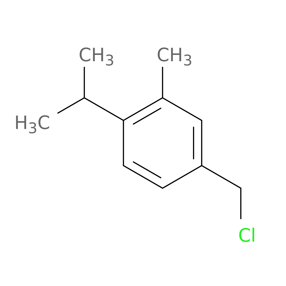 4-(chloromethyl)-2-methyl-1-(propan-2-yl)benzene
