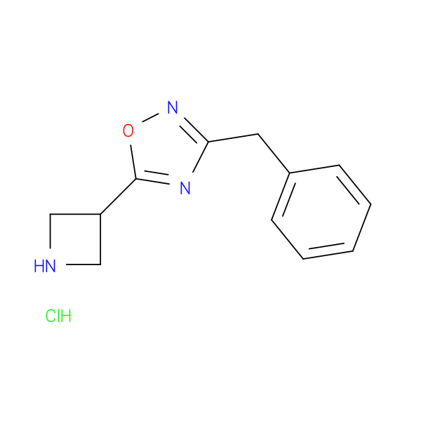 5-(azetidin-3-yl)-3-benzyl-1,2,4-oxadiazole hydrochloride
