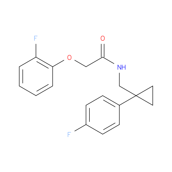 2-(2-fluorophenoxy)-N-{[1-(4-fluorophenyl)cyclopropyl]methyl}acetamide