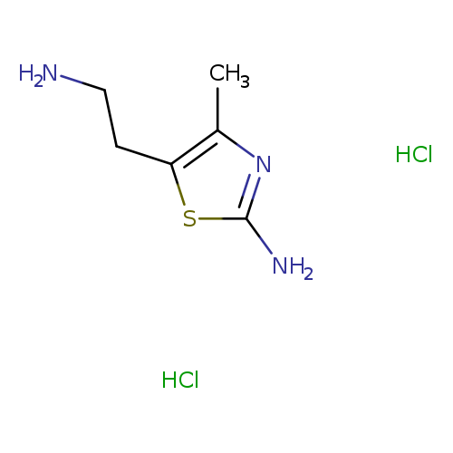 5-(2-aminoethyl)-4-methyl-1,3-thiazol-2-amine dihydrochloride