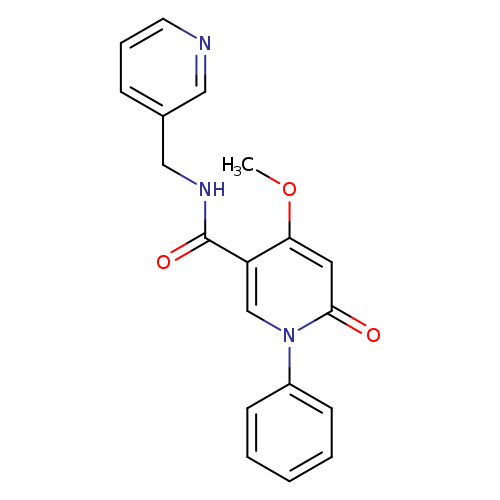4-methoxy-6-oxo-1-phenyl-N-[(pyridin-3-yl)methyl]-1,6-dihydropyridine-3-carboxamide