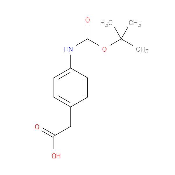 4-[[(1,1-Dimethylethoxy)carbonyl]amino]benzeneacetic acid