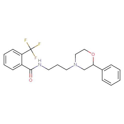 N-[3-(2-phenylmorpholin-4-yl)propyl]-2-(trifluoromethyl)benzamide