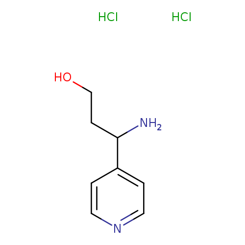 3-amino-3-(pyridin-4-yl)propan-1-ol dihydrochloride