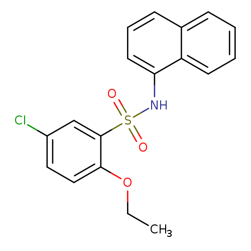 5-chloro-2-ethoxy-N-(naphthalen-1-yl)benzene-1-sulfonamide