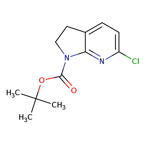 TERT-BUTYL 6-CHLORO-1H,2H,3H-PYRROLO[2,3-B]PYRIDINE-1-CARBOXYLATE