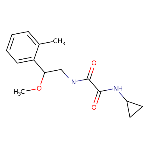 N-cyclopropyl-N'-[2-methoxy-2-(2-methylphenyl)ethyl]ethanediamide