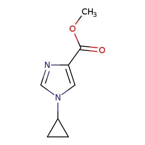 methyl 1-cyclopropyl-1H-imidazole-4-carboxylate