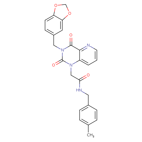 2-{3-[(2H-1,3-benzodioxol-5-yl)methyl]-2,4-dioxo-1H,2H,3H,4H-pyrido[3,2-d]pyrimidin-1-yl}-N-[(4-methylphenyl)methyl]acetamide