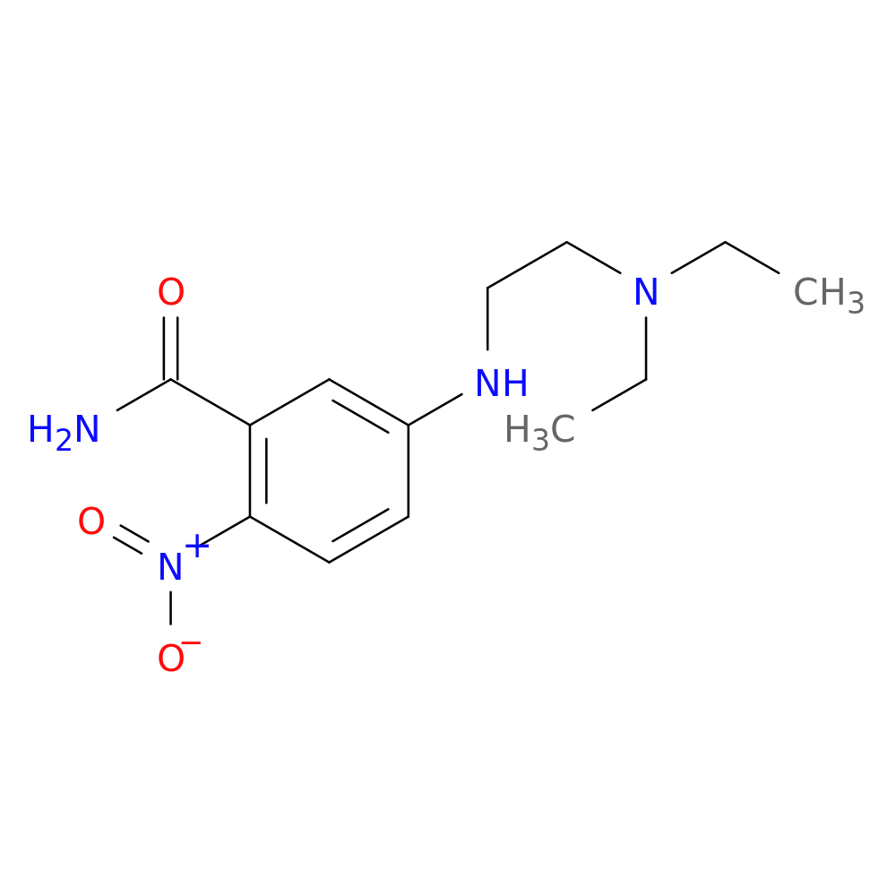 5-{[2-(diethylamino)ethyl]amino}-2-nitrobenzamide