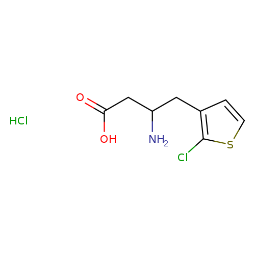 3-amino-4-(2-chlorothiophen-3-yl)butanoic acid hydrochloride