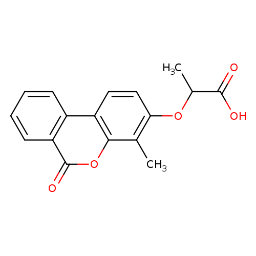 2-[(4-Methyl-6-oxo-6h-benzo[c]chromen-3-yl)oxy]propanoic acid