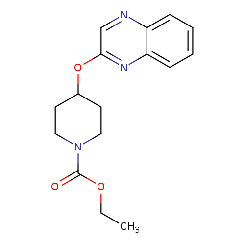 ethyl 4-(quinoxalin-2-yloxy)piperidine-1-carboxylate